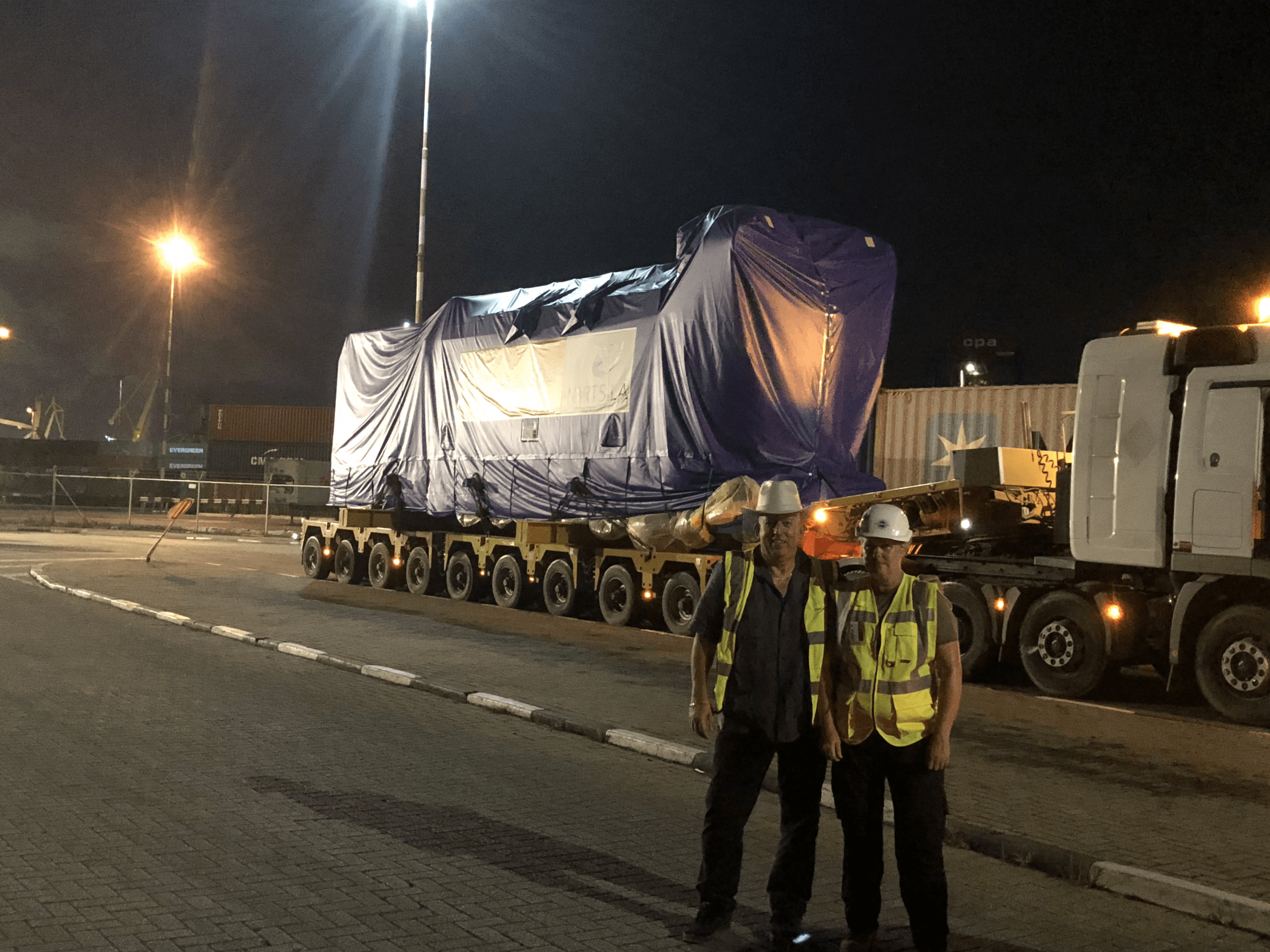 Transport of 4 Wärtsilä Generators (135 ts each) – Dokweg Curaçao, 2018